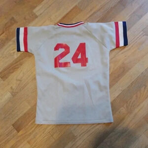 Vintage 80s St Louis Cardinals Jersey #24 Whitey Herzog Rawlings MLB YOUTH XL